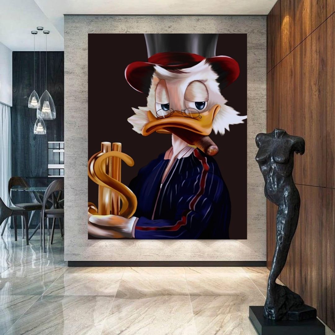 Scrooge Mcduck - Cigar & Dollar