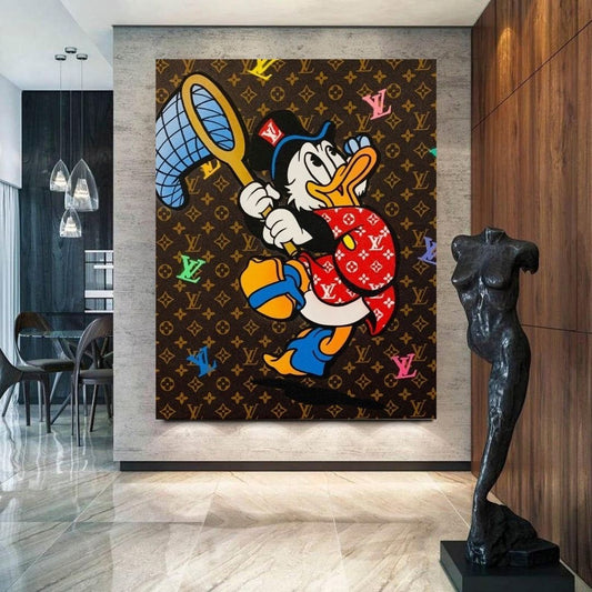 Scrooge Mcduck - Louis Vuitton background