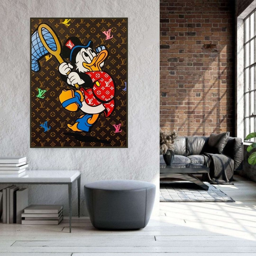 Scrooge Mcduck - Louis Vuitton background