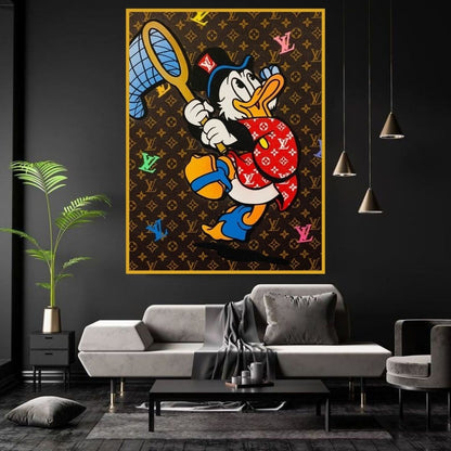 Scrooge Mcduck - Louis Vuitton background