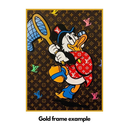 Scrooge Mcduck - Louis Vuitton background