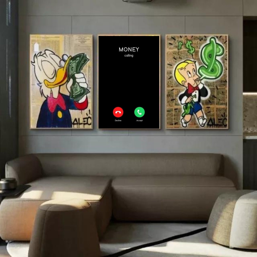 Motivational Art - Money calling