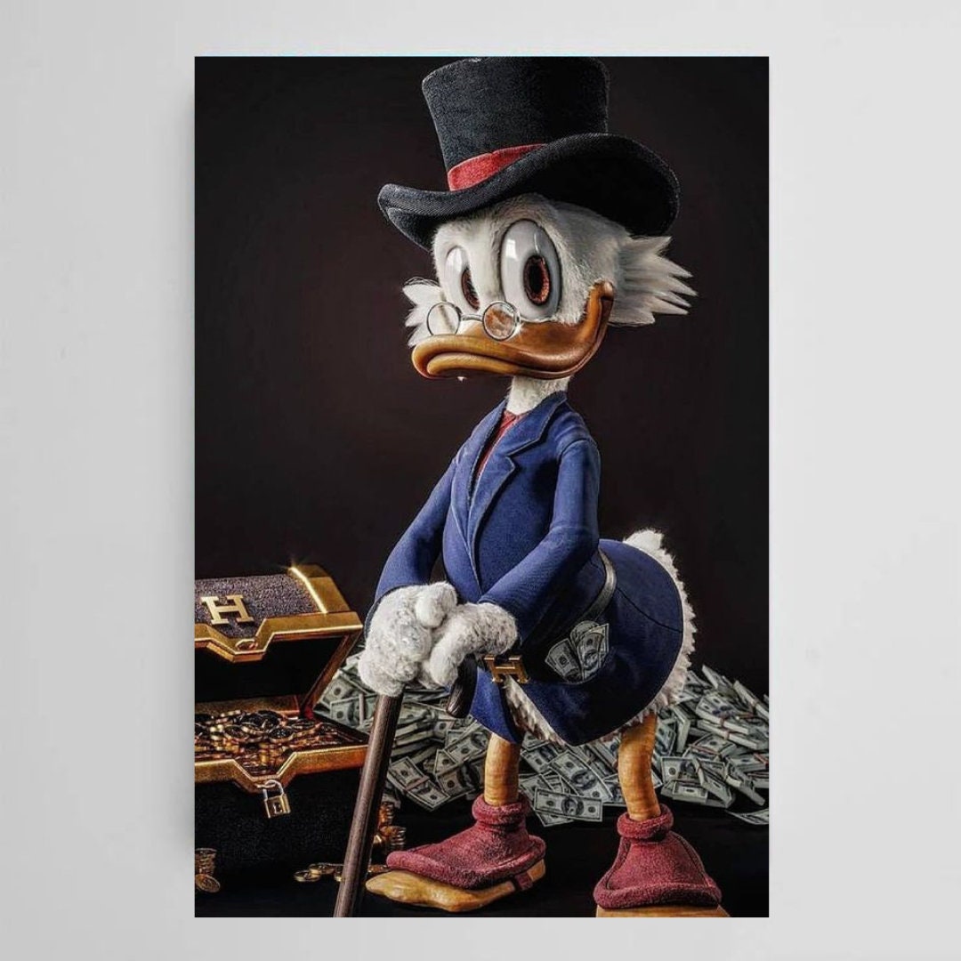 McDuck Scrooge cassaforte dorata