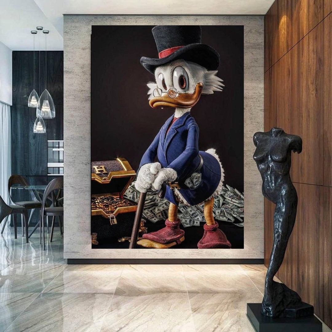 McDuck Scrooge cassaforte dorata