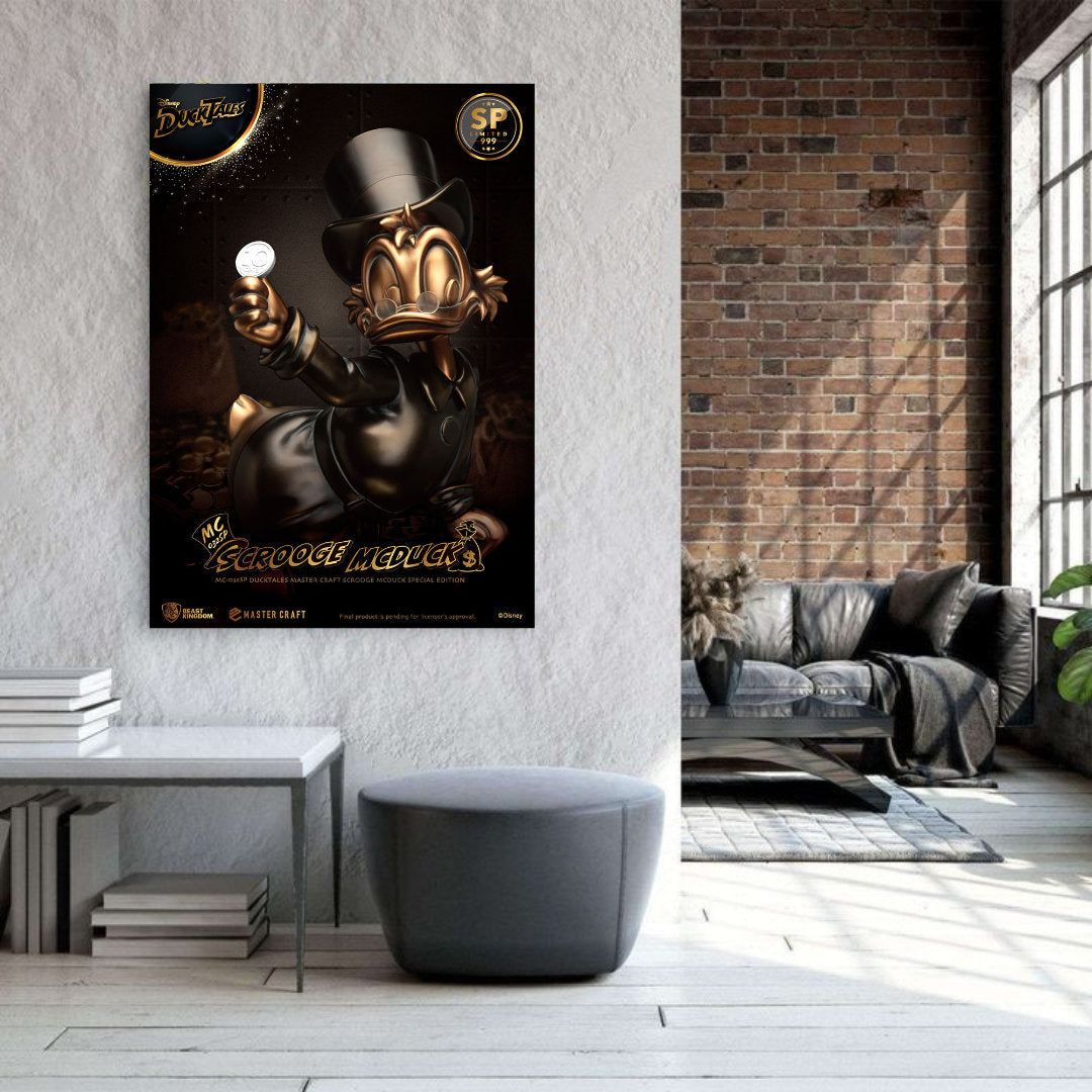 Scrooge Mcduck Limited edition Printable art Contemporary art Wall art Office wall art Modern digital art Inspirational wall art