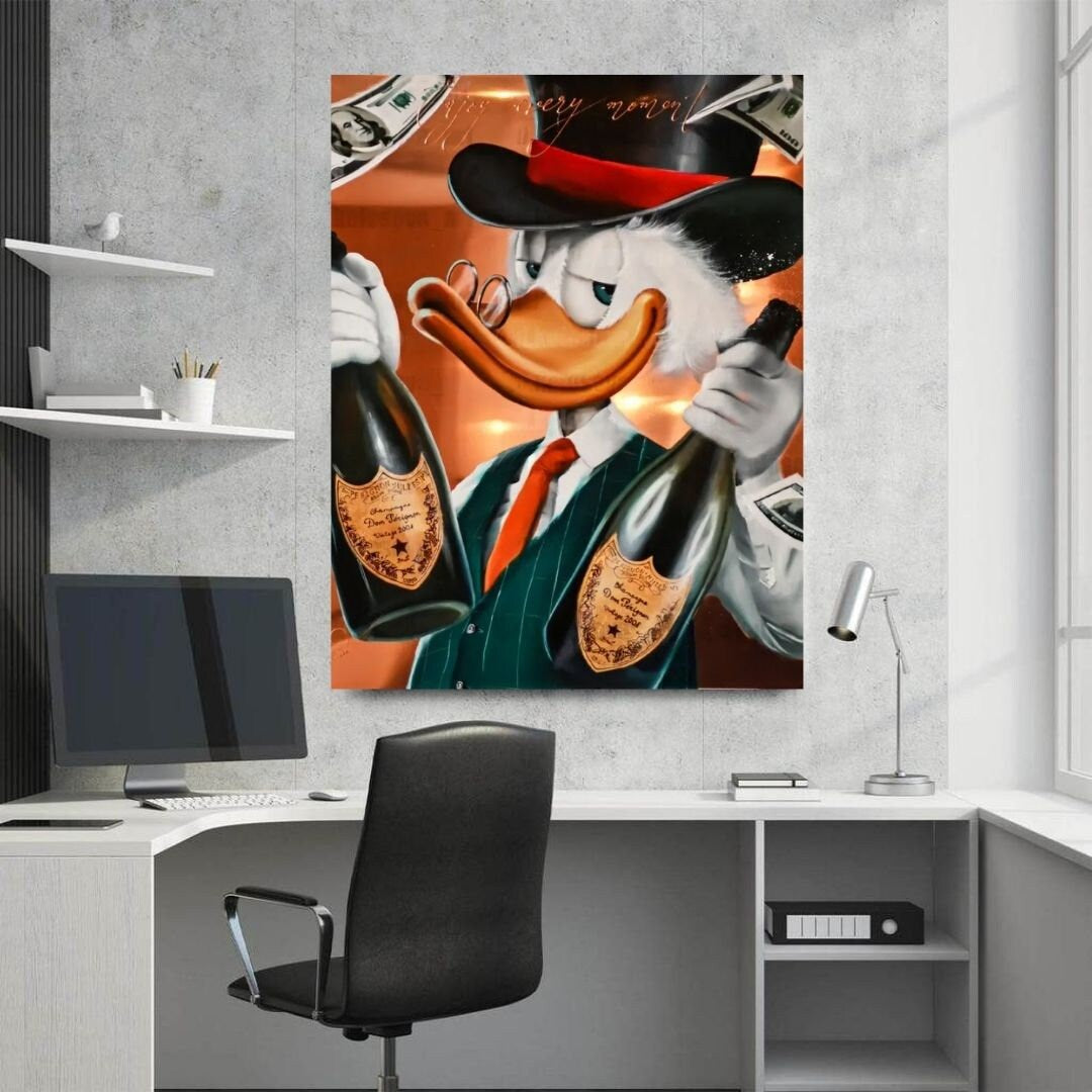 Cheers to Success! Scrooge McDuck Artwork