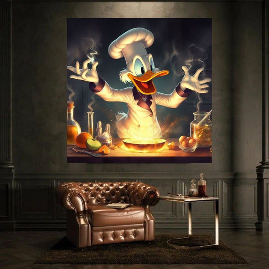 Scrooge Mcduck Masterchef Printable art Contemporary art Wall art Office wall art Modern digital art Inspirational wall art