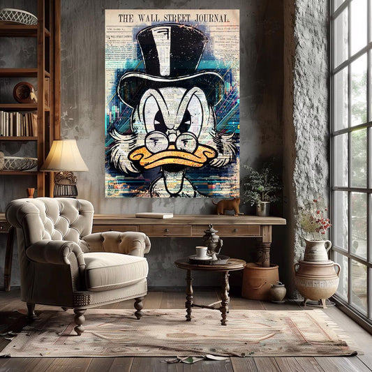 Scrooge Mcduck Wall street Journal